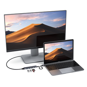 Šakotuvas Satechi USB-C Multi-port 4K + SD-skaitytuvas, ST-SCMA2M