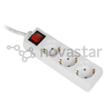 Hama, 3 m, 3 lizdai, baltas - Ilgiklis