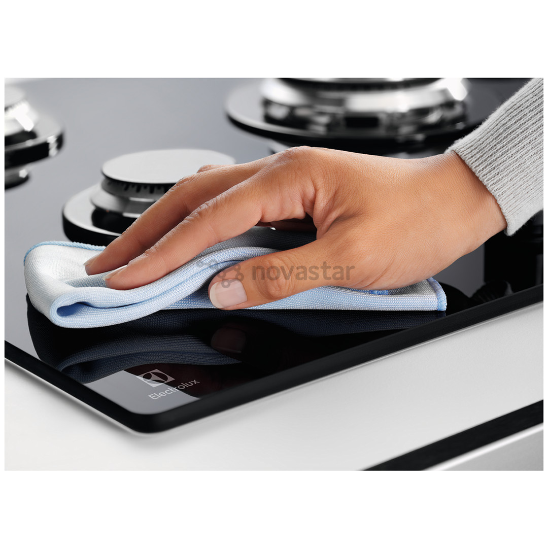 Electrolux 600, plotis 59 cm, juoda - Įmontuojama dujinė kaitlentė