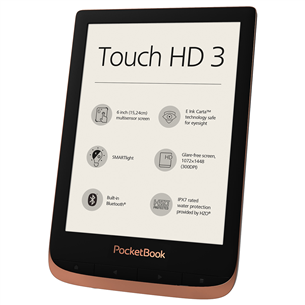 Elektroninė skaityklė PocketBook Touch HD 3, cooper