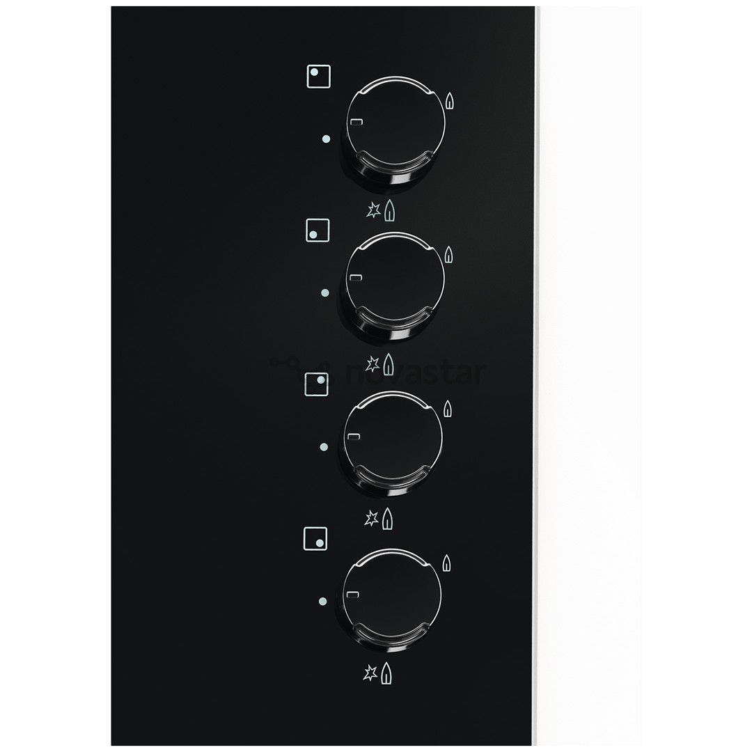 Electrolux 600, plotis 59 cm, juoda - Įmontuojama dujinė kaitlentė