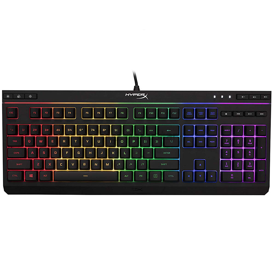 Klaviatūra Kingston HyperX Alloy Core RGB, Nordic, Laidinė