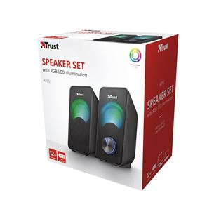 Trust Arys Compact RGB 2.0, black - PC Speakers