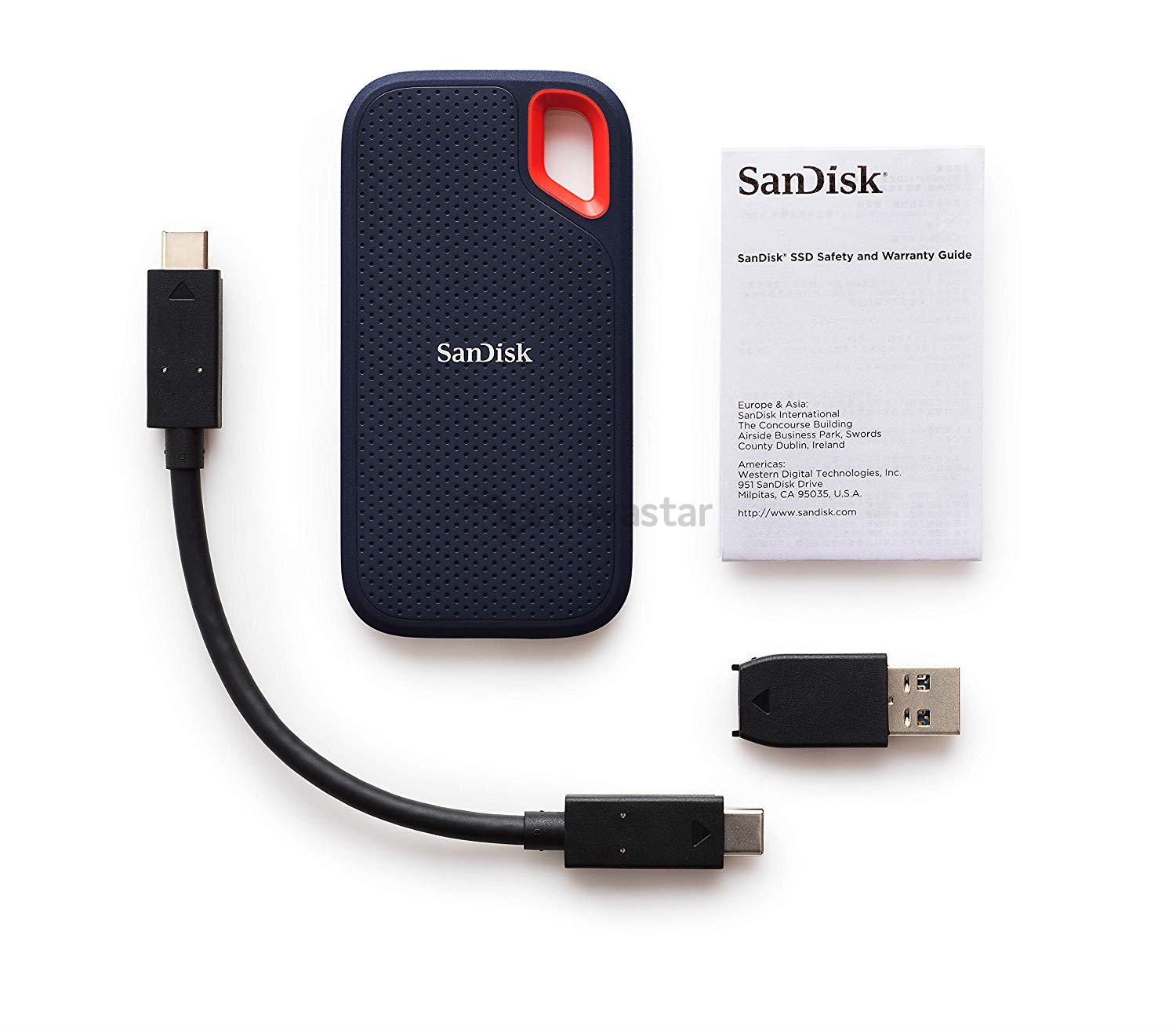 Išorinis kietasis diskas SSD Sandisk Extreme Portable 1TB