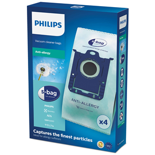 Philips s-bag anti-allergy, 4 шт. - Мешки для пылесосов