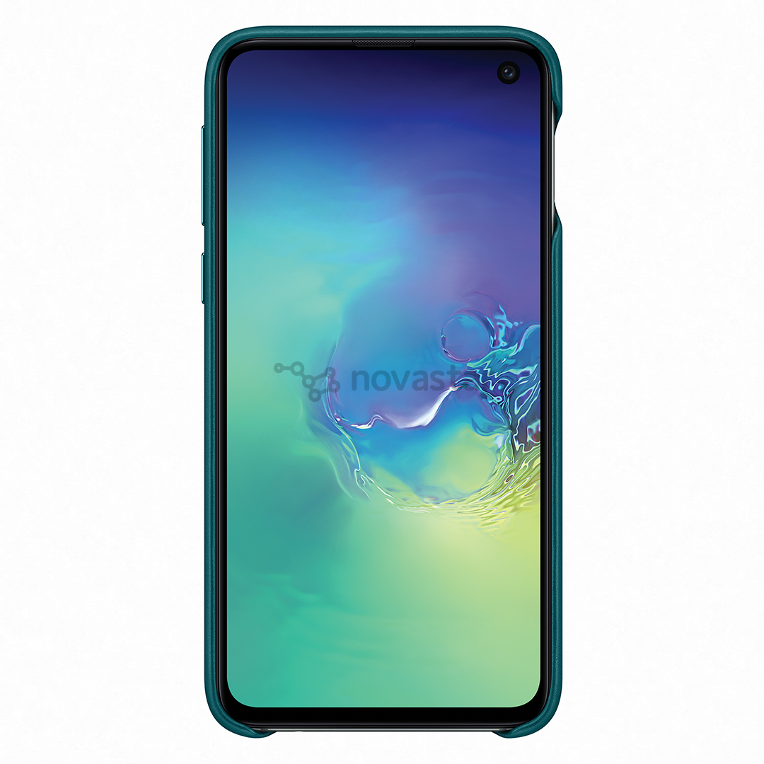 Dėkliukas Samsung Galaxy S10e, Odinis, Žalias