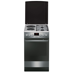Hansa, 62 L, inox - Freestanding Combined Cooker with Electric Oven