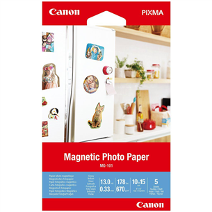 Foto popierius Canon Magnetic MG-101, 4x6, 5 lapai
