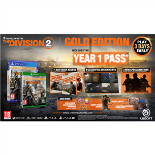 Žaidimas Xbox One Tom Clancys: The Division 2 Gold Edition