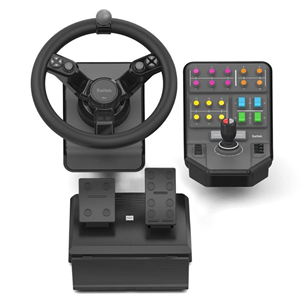 Žaidimų vairas ir pedalai Logitech G Saitek Farming Slim 945-000062