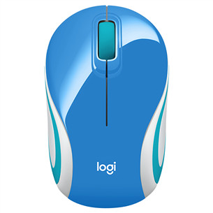 Pelė Logitech М187, Belaidė, Mėlyna