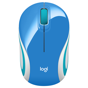 Pelė Logitech М187, Belaidė, Mėlyna
