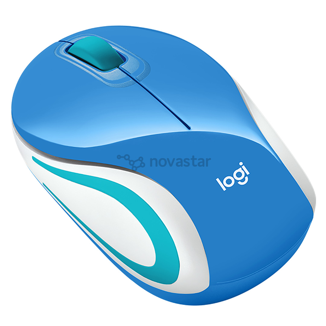 Pelė Logitech М187, Belaidė, Mėlyna