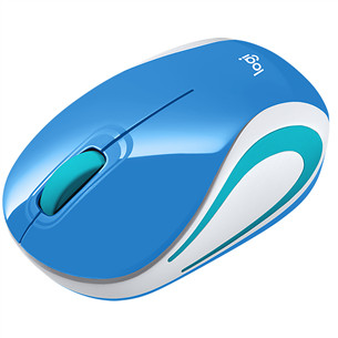 Pelė Logitech М187, Belaidė, Mėlyna