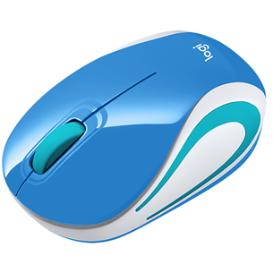 Pelė Logitech М187, Belaidė, Mėlyna