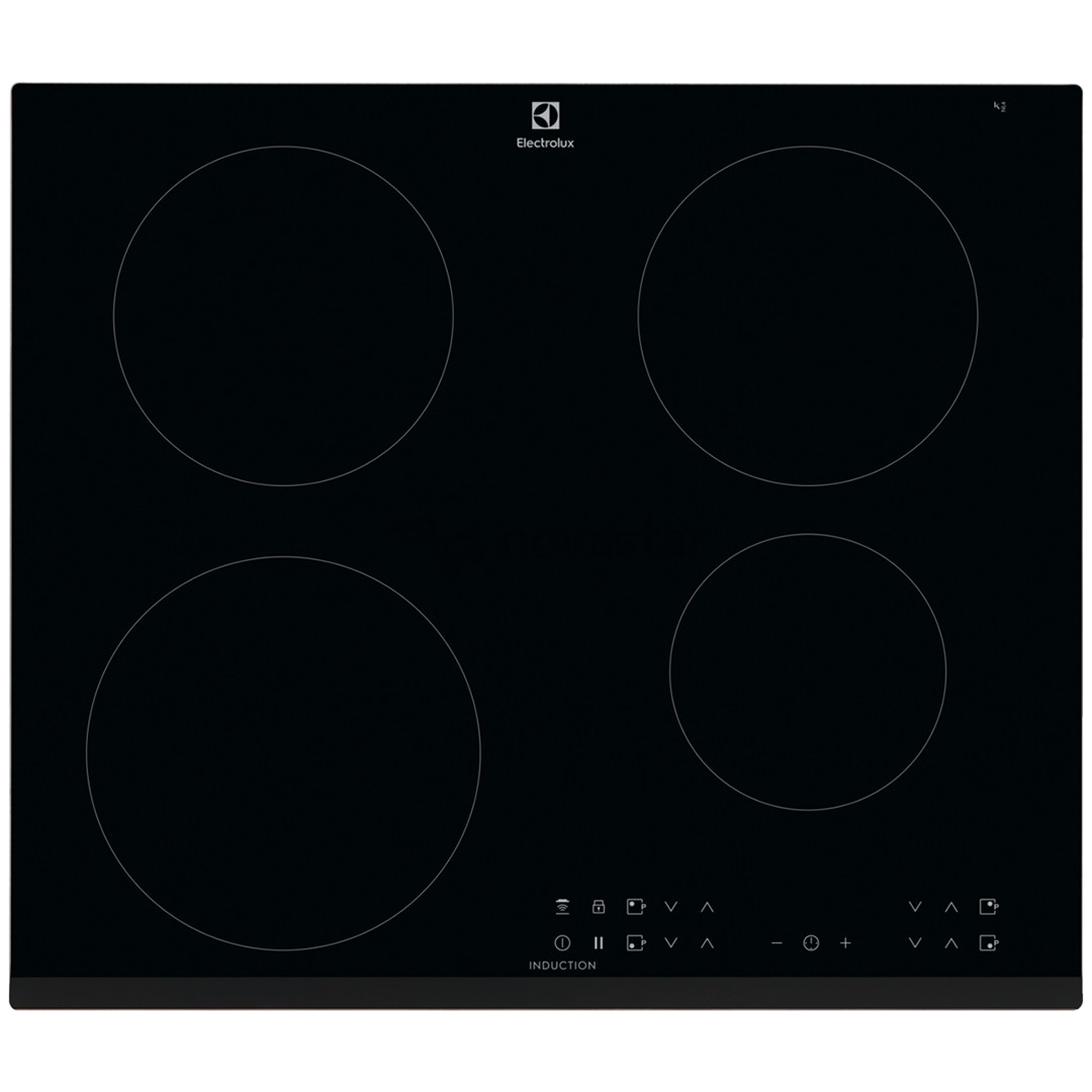 Electrolux 300, plotis 59 cm, berėmė, juoda - Įmontuojama indukcinė kaitlentė