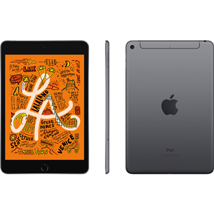 Planšetinis kompiuteris Apple iPad mini (2019) 7.9" LTE, 64GB, Pilkas
