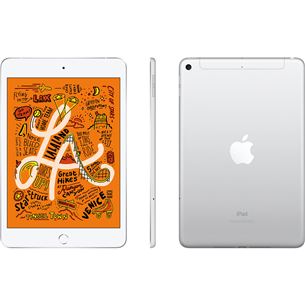 Planšetinis kompiuteris Apple iPad Mini 5 LTE, 64GB, Sidabrinis