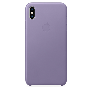 Dėkliukas Apple iPhone XS Max, Odinis, Violetinis