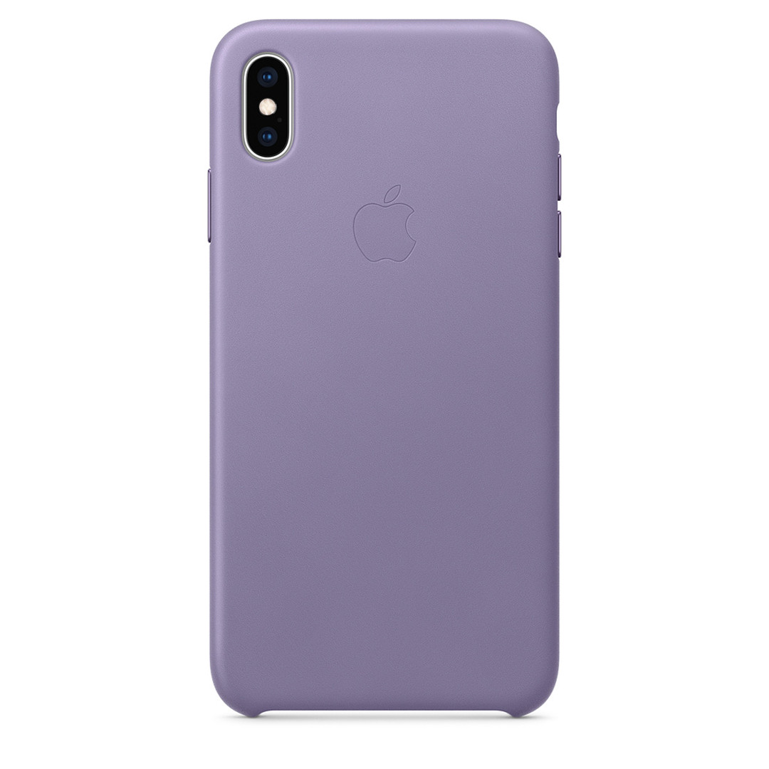 Dėkliukas Apple iPhone XS Max, Odinis, Violetinis