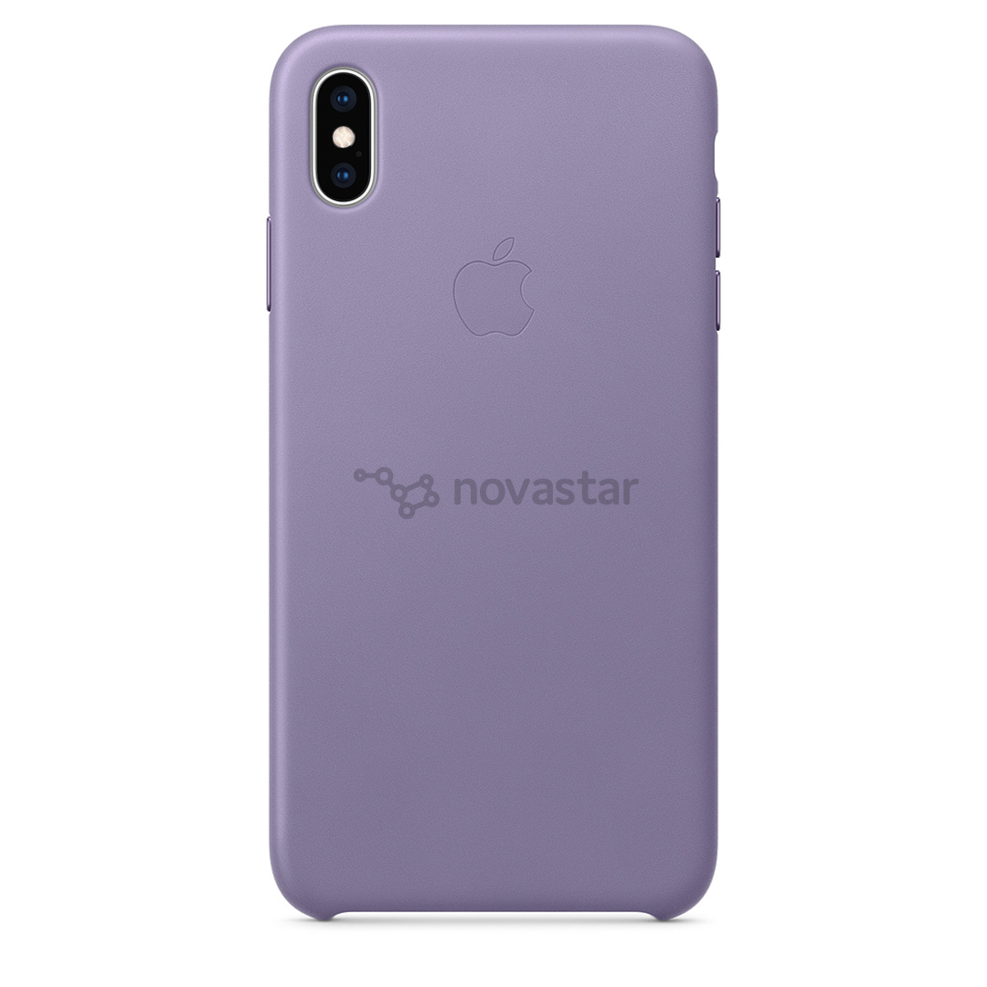 Dėkliukas Apple iPhone XS Max, Odinis, Violetinis