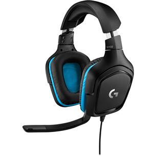 Ausinės Logitech G432, Juodos 981-000770