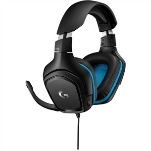 Logitech G432 7.1, juodos - Ausinės