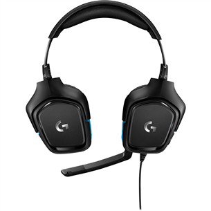 Logitech G432 7.1, juodos - Ausinės