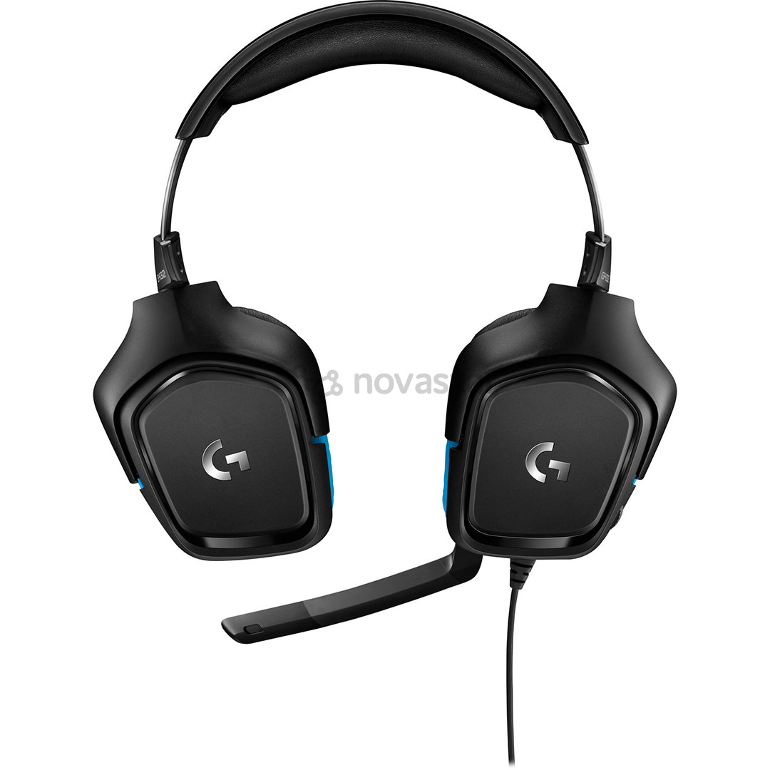 Logitech G432 7.1, juodos - Ausinės
