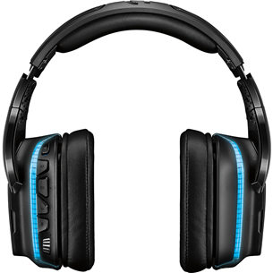 Ausinės Logitech G935, 7.1, belaidės, Juodos