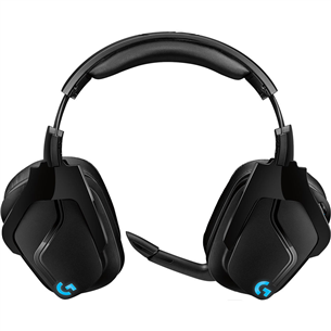 Ausinės Logitech G935, 7.1, belaidės, Juodos