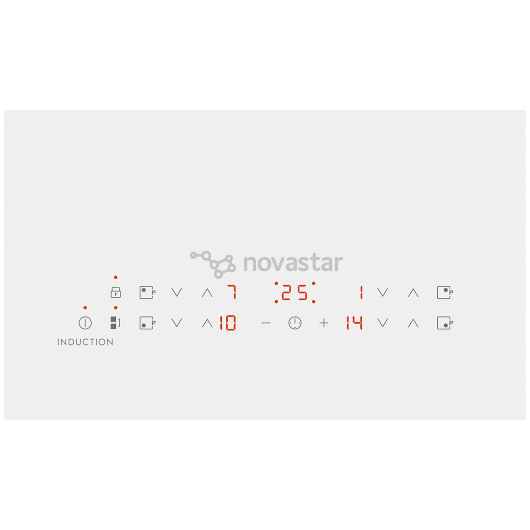 Electrolux, ширина 59 см, без рамы, белый - Интегрируемая индукционная варочная панель