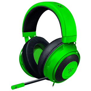 Ausinės Razer Kraken New, Žalios(ekspozicinės)