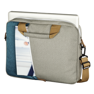 Nešiojamo kompiuterio dėklas Hama Florence 13,3", Pilkas/Mėlynas