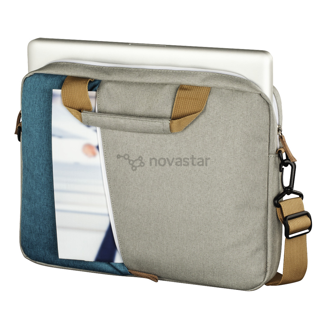 Nešiojamo kompiuterio krepšys Hama Florence 15,6", Pilkas/Mėlynas