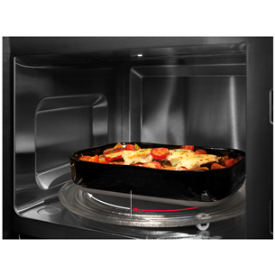 AEG, 17 L, 800 W, black/inox - Built-in Microwave Oven