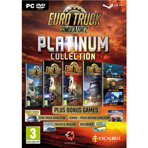 Žaidimas PC Euro Truck Simulator 2 Platinum Collection