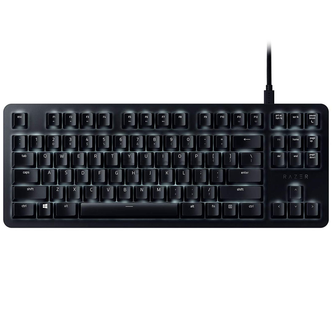 Klaviatūra Razer BlackWidow Lite Orange Switch, US, Laidinė