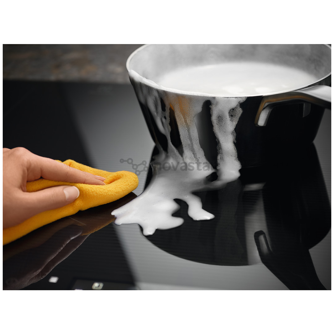 Electrolux 800 SenseFry, plotis 59 cm, berėmė, tamsiai pilka - Įmontuojama indukcinė kaitlentė