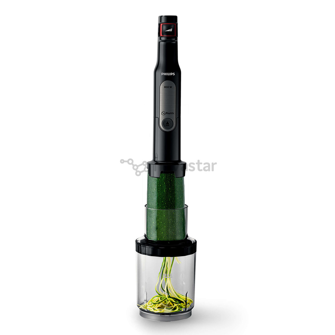 Philips Viva Collection ProMix, 800 Вт, черный/серебристый - Погружной блендер