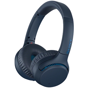 Ausinės Sony WH-XB700 EXTRA BASS, belaidės, Mėlynos