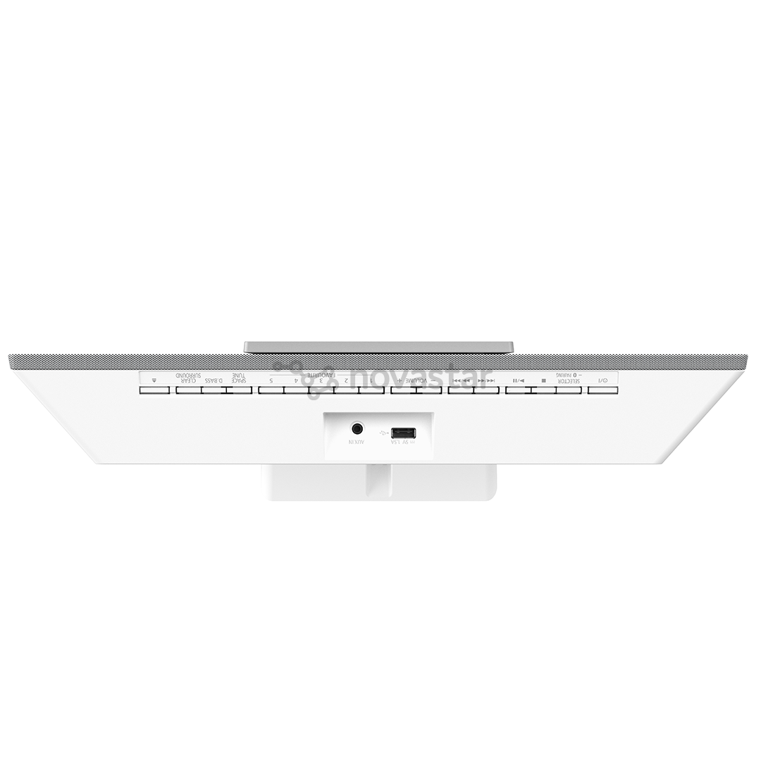 Muzikinis centras Panasonic SC-HC410, 40W, Sidabrinis