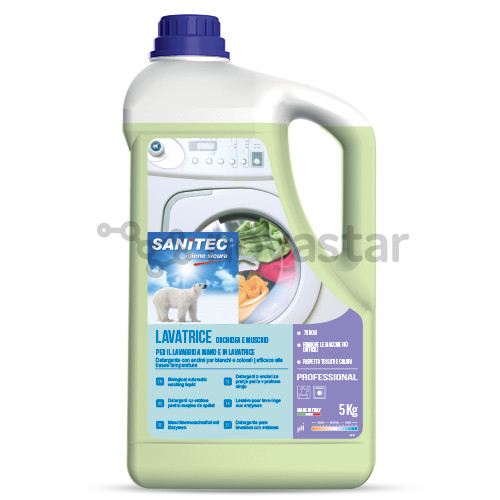 Skalbimo skystis Sanitec Orchid and Musk 4,9L