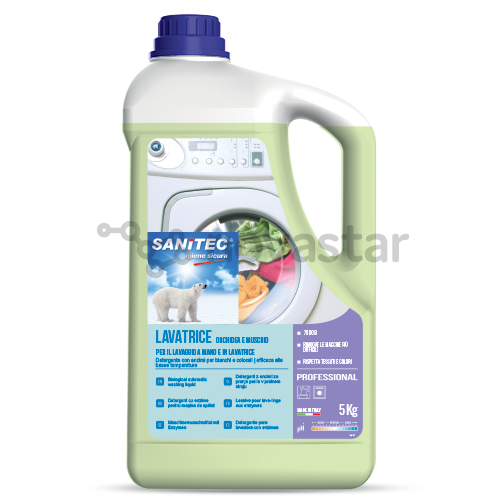 Skalbimo skystis Sanitec Orchid and Musk 4,9L