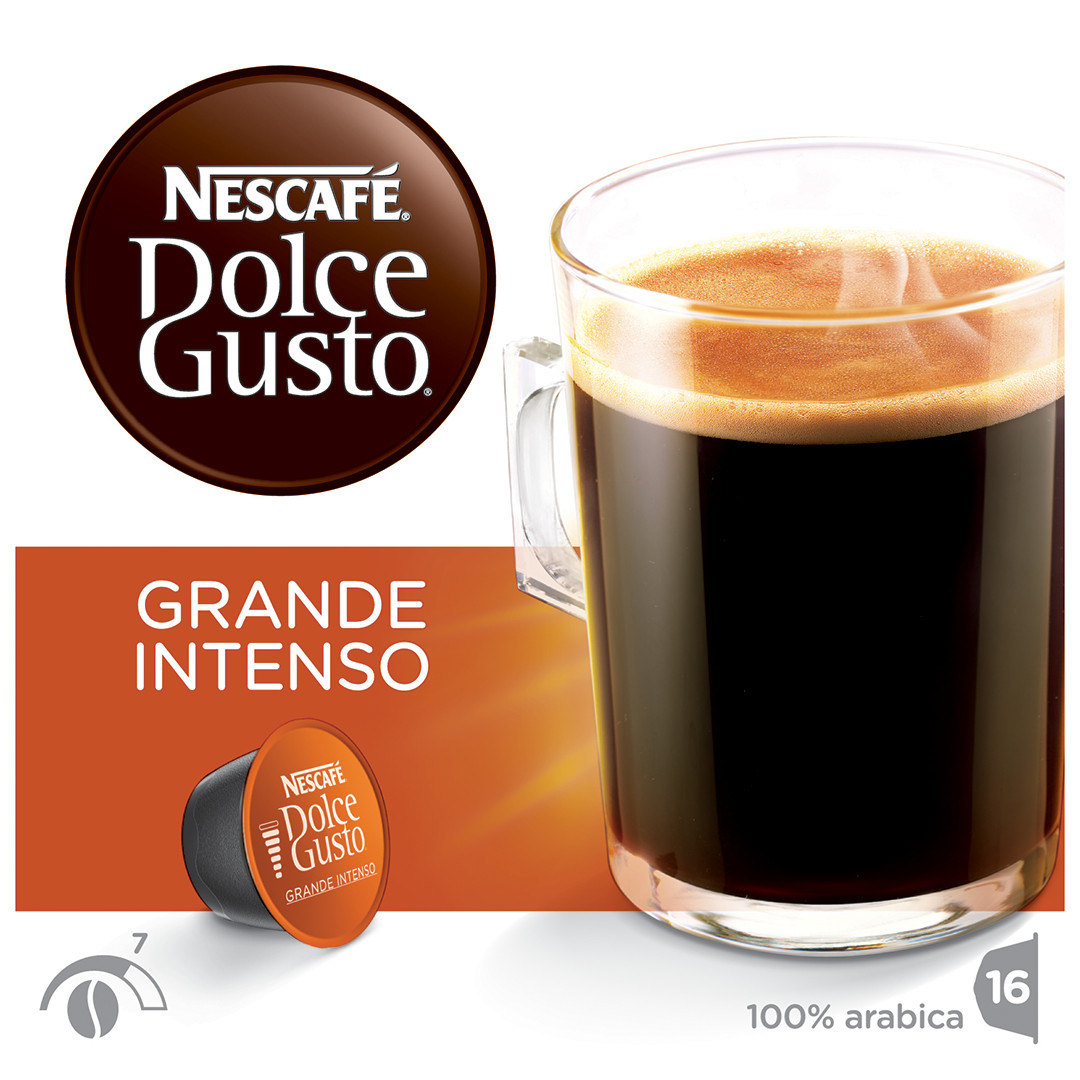 Kavos kapsulės Nescafe Dolce Gusto 3x Grande Intenso+Flat White
