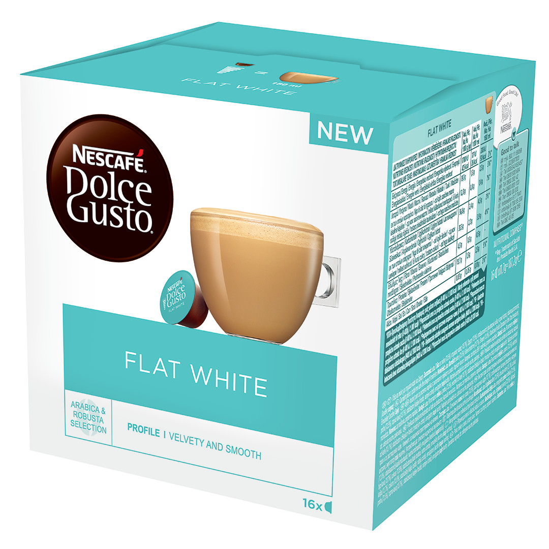 Kavos kapsulės Nescafe Dolce Gusto 3x Grande Intenso+Flat White