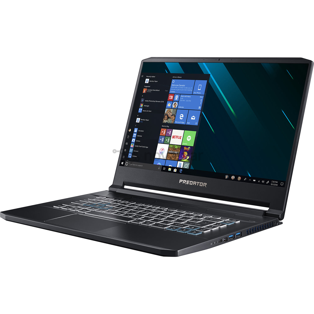 Nešiojamas kompiuteris Acer Predator Triton 500 15.6" i7-9750H/16GB/512GB SSD/RTX2070 8GB/WIN10