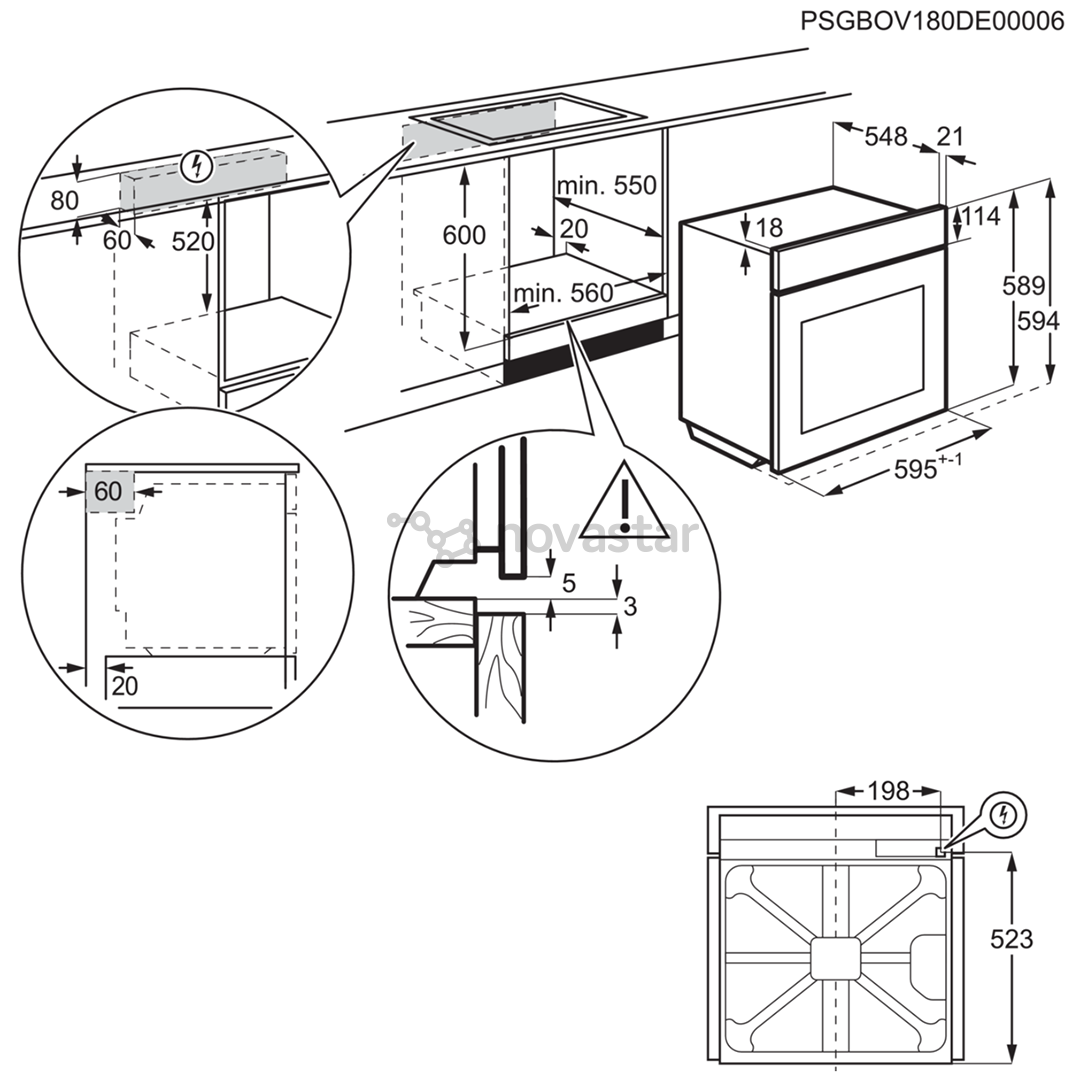 Orkaitė Electrolux EOD6P71X