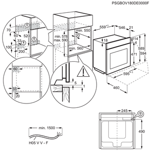 Orkaitė Electrolux EOB8S31X