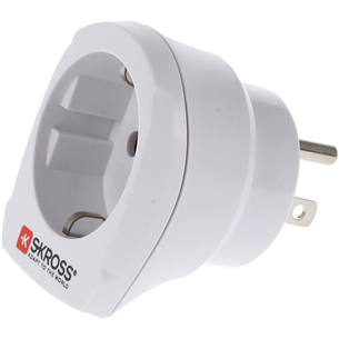 Travel adapter EUR -- USA Skross